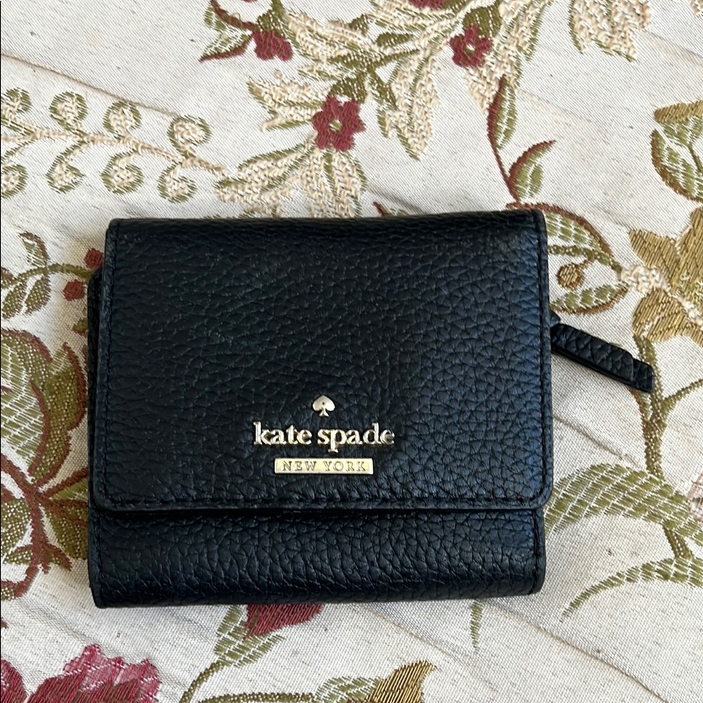 Kate Spade Black Leather Wallet
